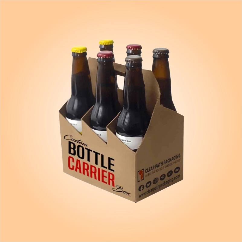 Personalised Beer Caddy / Beer Crate / Engraved Bottle Holder